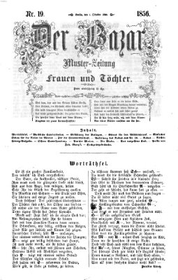 Der Bazar Mittwoch 1. Oktober 1856