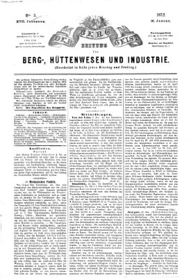 Der Berggeist Dienstag 16. Januar 1872