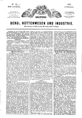 Der Berggeist Dienstag 6. Februar 1872