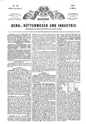 Der Berggeist Dienstag 5. März 1872