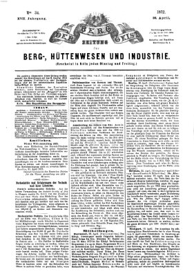 Der Berggeist Freitag 26. April 1872