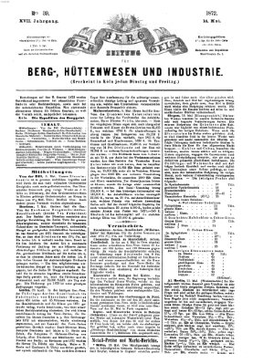 Der Berggeist Dienstag 14. Mai 1872