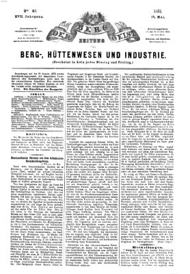 Der Berggeist Freitag 17. Mai 1872