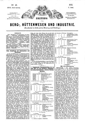 Der Berggeist Freitag 7. Juni 1872