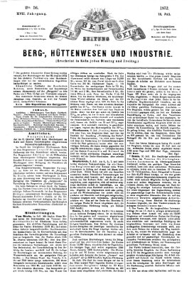 Der Berggeist Freitag 12. Juli 1872