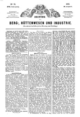 Der Berggeist Freitag 30. August 1872