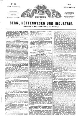 Der Berggeist Freitag 6. September 1872