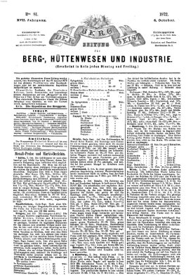 Der Berggeist Dienstag 8. Oktober 1872