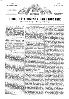 Der Berggeist Freitag 15. November 1872