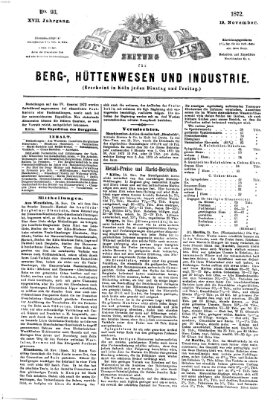 Der Berggeist Dienstag 19. November 1872