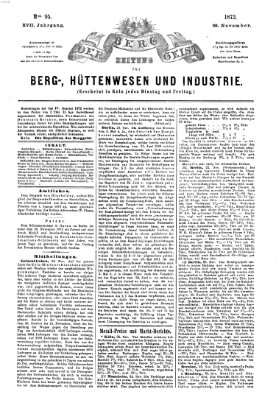 Der Berggeist Dienstag 26. November 1872