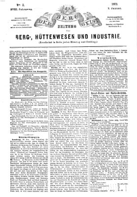 Der Berggeist Dienstag 7. Januar 1873