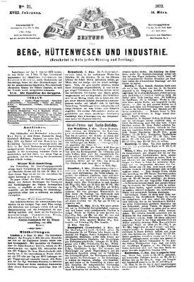 Der Berggeist Freitag 14. März 1873