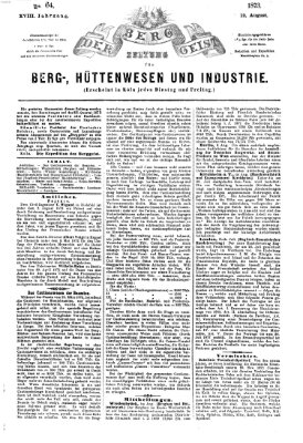 Der Berggeist Dienstag 12. August 1873