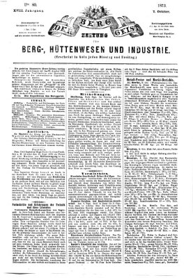 Der Berggeist Dienstag 7. Oktober 1873