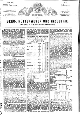 Der Berggeist Dienstag 9. Dezember 1873