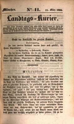 Landtags-Kurier Dienstag 11. März 1834