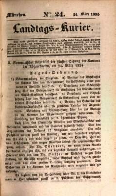 Landtags-Kurier Montag 24. März 1834