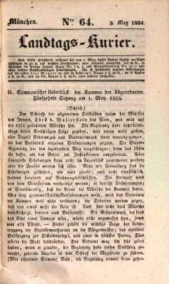 Landtags-Kurier Samstag 3. Mai 1834