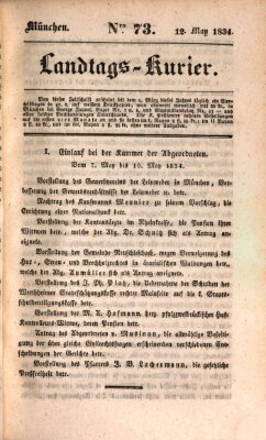 Landtags-Kurier Montag 12. Mai 1834