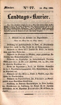 Landtags-Kurier Freitag 16. Mai 1834