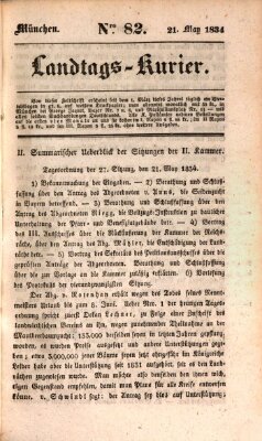 Landtags-Kurier Mittwoch 21. Mai 1834