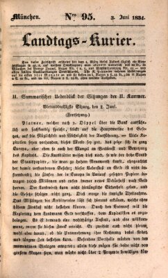 Landtags-Kurier Dienstag 3. Juni 1834