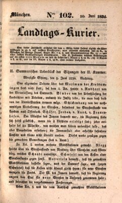 Landtags-Kurier Dienstag 10. Juni 1834