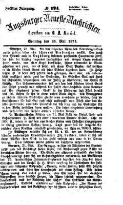 Augsburger neueste Nachrichten Sonntag 25. Mai 1873