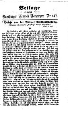 Augsburger neueste Nachrichten Sonntag 22. Juni 1873