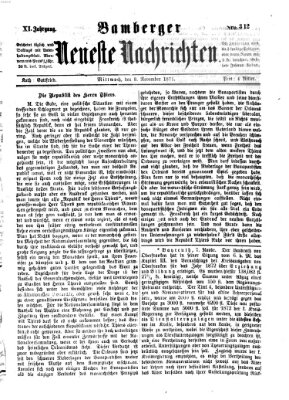 Bamberger neueste Nachrichten Mittwoch 8. November 1871