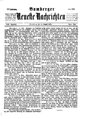 Bamberger neueste Nachrichten Freitag 16. August 1872