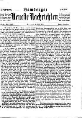 Bamberger neueste Nachrichten Montag 19. Mai 1873