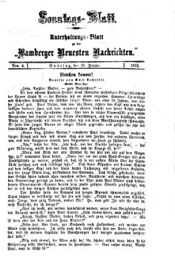 Bamberger neueste Nachrichten. Sonntagsblatt : Unterhaltungs-Beilage zu den "Bamberger neueste Nachrichten" (Bamberger neueste Nachrichten) Sonntag 26. Januar 1873