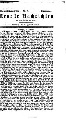 Neueste Nachrichten aus dem Gebiete der Politik (Münchner neueste Nachrichten) Sonntag 8. Januar 1871