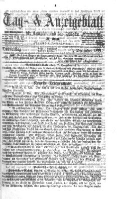 Tag- und Anzeigeblatt für Kempten und das Allgäu Donnerstag 7. Dezember 1871