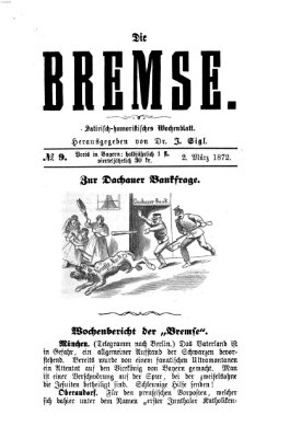 Die Bremse Samstag 2. März 1872