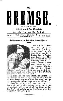 Die Bremse Samstag 25. Mai 1872