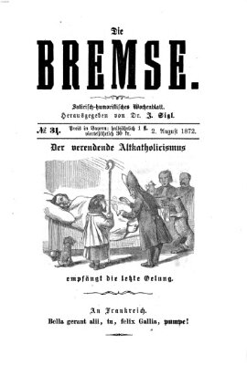 Die Bremse Freitag 2. August 1872