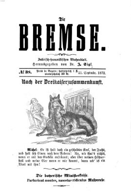 Die Bremse Samstag 21. September 1872