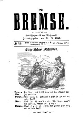 Die Bremse Samstag 19. Oktober 1872