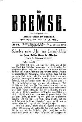 Die Bremse Samstag 2. November 1872