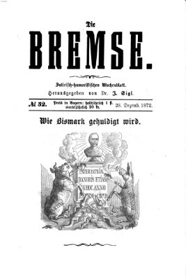 Die Bremse Samstag 28. Dezember 1872