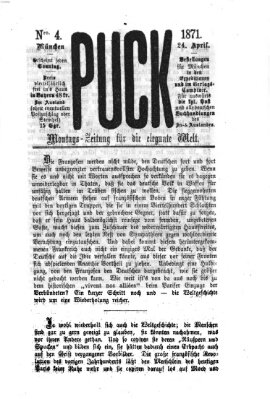 Puck Montag 24. April 1871