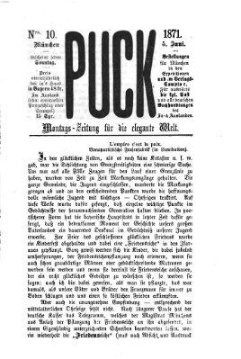 Puck Montag 5. Juni 1871