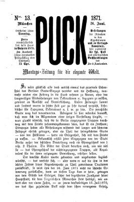 Puck Montag 26. Juni 1871