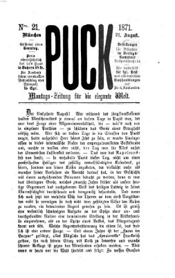 Puck Montag 21. August 1871