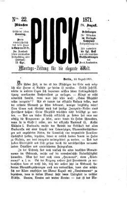 Puck Montag 28. August 1871
