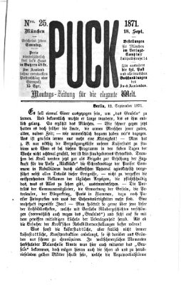 Puck Montag 18. September 1871