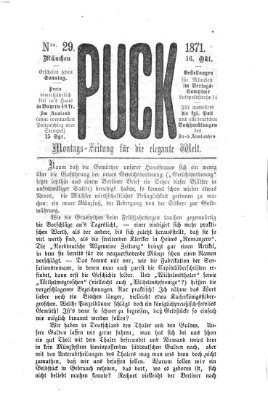 Puck Montag 16. Oktober 1871